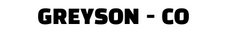 Black text 'GREYSON - CO' on a white background